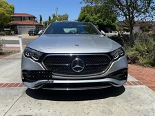 Bumper Tow Hook License Plate Mount Bracket for Mercedes E-Class W214 2024-2026