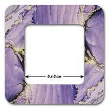 Wooden embroidery frame on magnets Magnetic embroidery frame 6x6cm 2.4"x2.4"