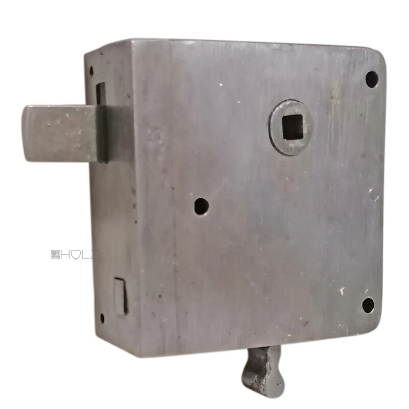 Serrure De Porte À Boîtier Droite En Acier Serrure Petite Ancienne 62/9 - Photo 1/1