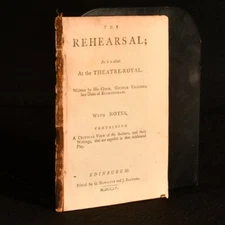 1755 The Rehearsal; As it is acted at the Theatre-Royal George Villiers