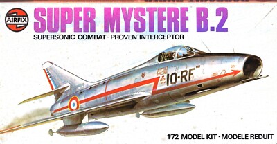 MIB Airfix 1/72 Dassault SUPER MYSTERE B.2 Fighter Jet
