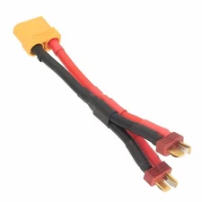 Parallel Wire XT90 1 Female to 2 Male Deans Nylon T Plug 10AWG 5CM+5CM Y Cable