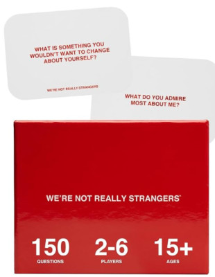 Card Game We're Not Really Strangers Family Fun Ages 15+ 2-6 Players NEW Sealed