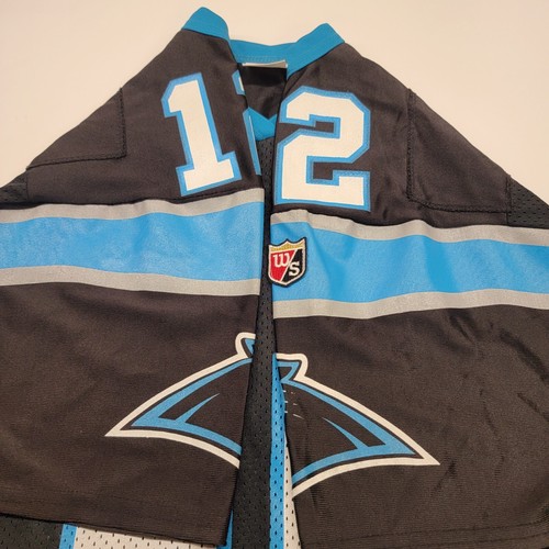 Vintage Carolina Panthers Jersey Men Medium Wilson Kerry Collins #12 USA 90s - Picture 9 of 9