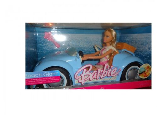 Barbie Beach Glam cruiser car & doll gift set 2006 Rare HTFN BNIB - Afbeelding 1 van 2