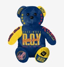 2024 Caitlin Clark Indiana Fever Beans ROY Embroidered Player Bear /222 FOCO