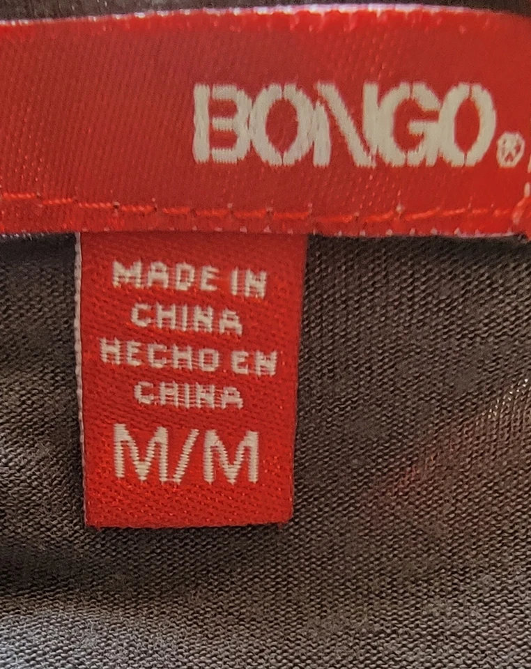 Camisa Blusa Bongo Mujer Talla M Mediana Azul Gris Rayas Foto 2 de 4