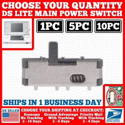 Nintendo DS Lite Main Power Switch On/Off Button NDSL DSL Console Replacement