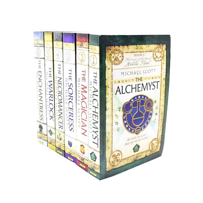 The Secrets of the Immortal Nicholas Flamel - Michael Scott 6 Bks -Ages 9-17 -PB