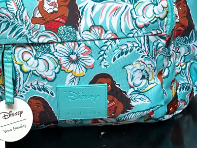 VERA BRADLEY DISNEY CAMPUS DAYTRIPPER BACKPACK:NWT MOANA TROPICAL