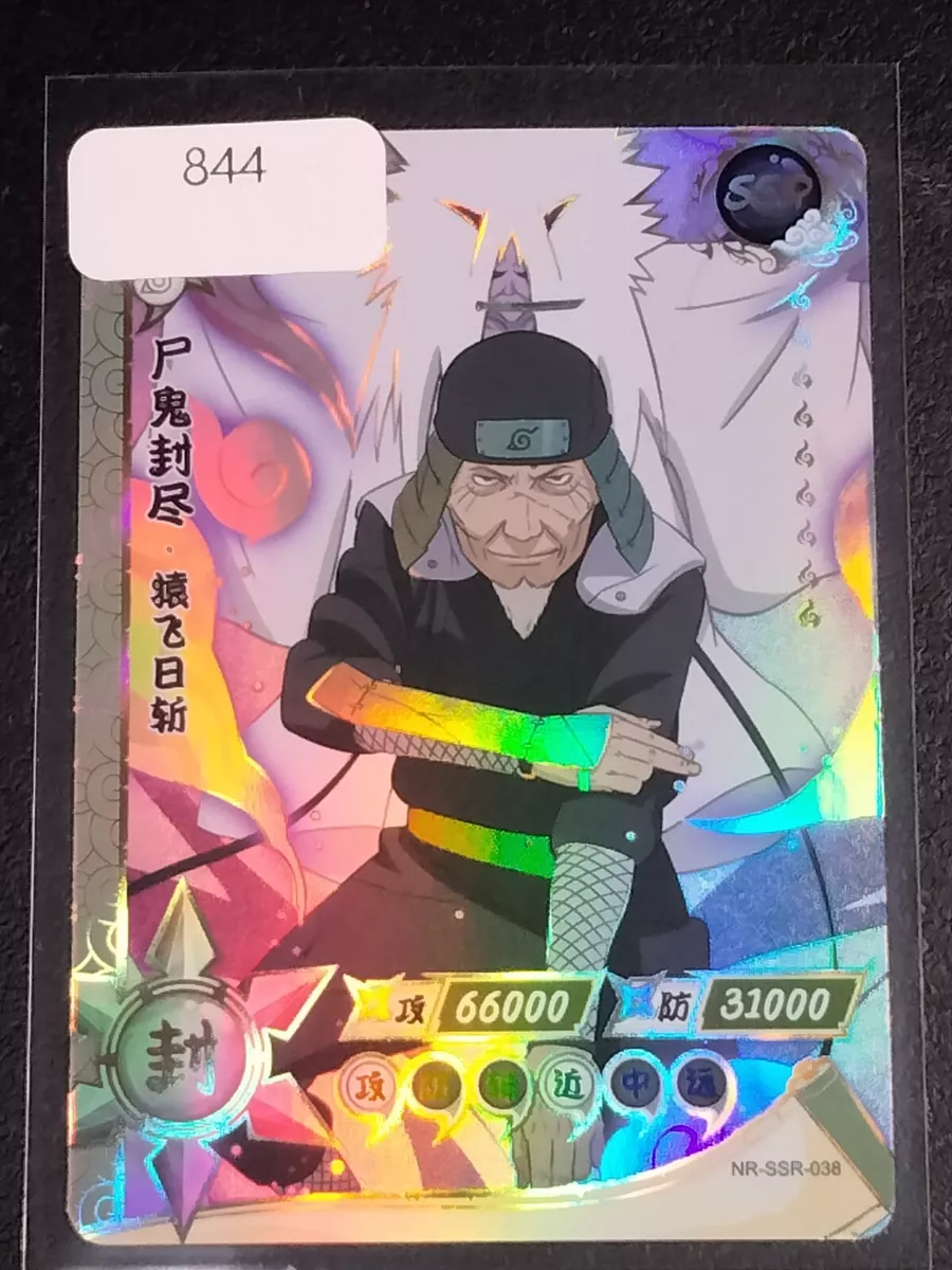 Naruto card Third Hokage Hiruzen Sarutobi NM-035