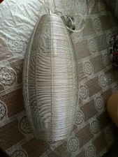 WOFI Pendelleuchte Silber 43cm