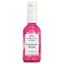 Heritage Store Rosewater Serum | Deep Hydration | 2oz