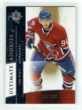 09-10 UD Upper Deck Ultimate Rookies  Tom Pyatt  /399  Rookie