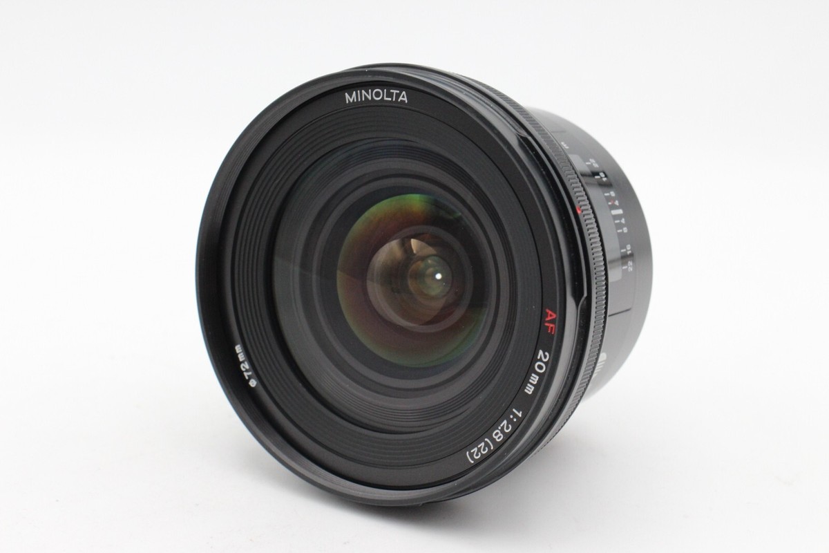 MINOLTA ミノルタ AF 20mm f2.8：2098964 MINOLTA】AF 20mm F2.8(22) [ソニー/ミノルタAマウント]