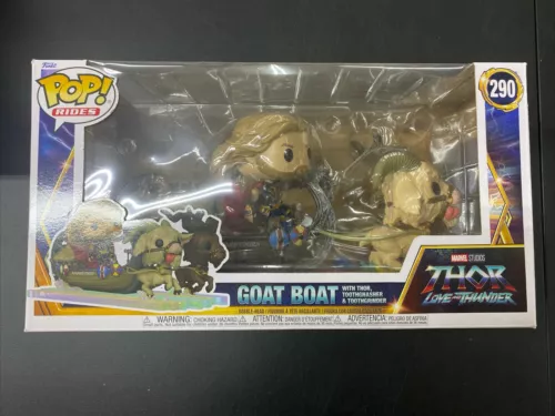 Funko Pop! Rides: Thor #290 Goat Boat With Thor, Toothgnasher & Toothgrinder