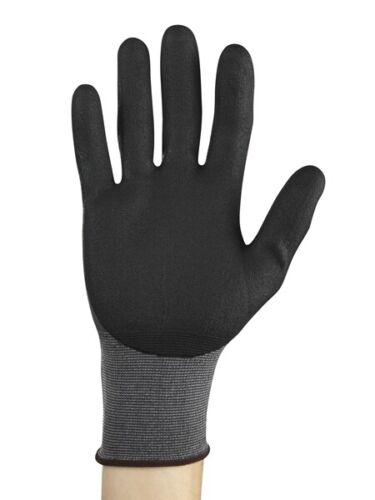 Gants extensibles légers confort Ansell HyFlex 11-840 mousse nitrile - Photo 8 sur 9