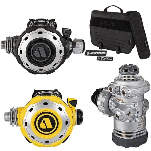 APEKS MTX-RC Atemregler mit Octopus MTX-RC + Tasche - Atemregler