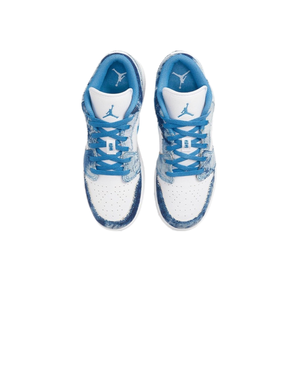 Jordan 1 Low Washed Denim - DM8947-100 | eBay