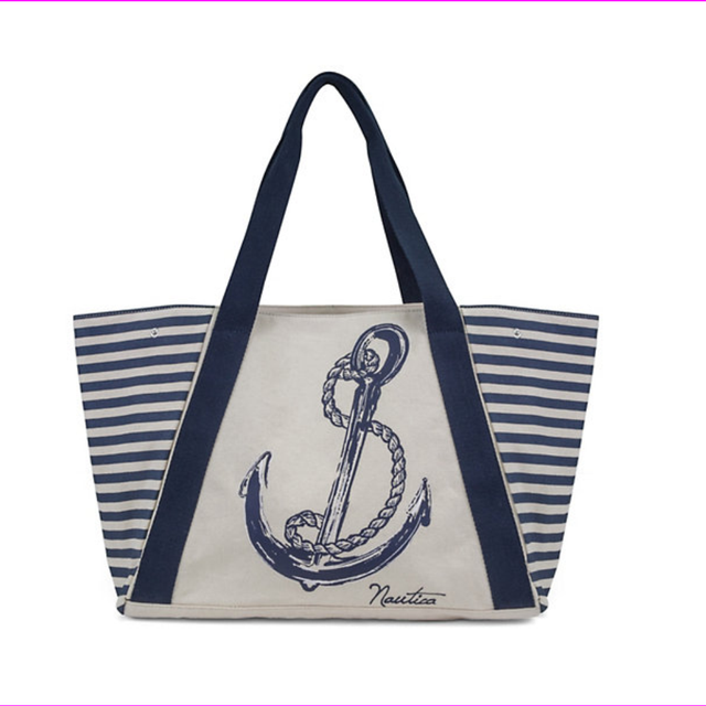 large canvas beach tote