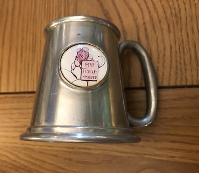 World Of Beatrix Potter Sheffield Zinnbecher mit Mrs Tittle Mouse