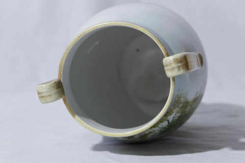 Vaso salice cabina dipinto a mano Nippon alto 7" - Foto 7 di 10