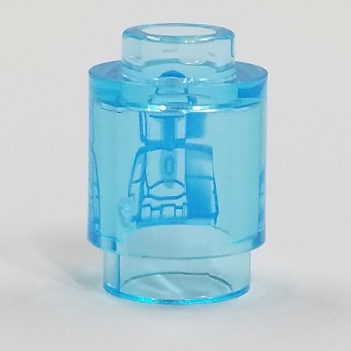 LEGO Star Wars - Mattone, Rotondo 1x1 Borchio Aperto SW Mandaloriano Ologramma 75319 - Nuovo - Foto 2 di 4