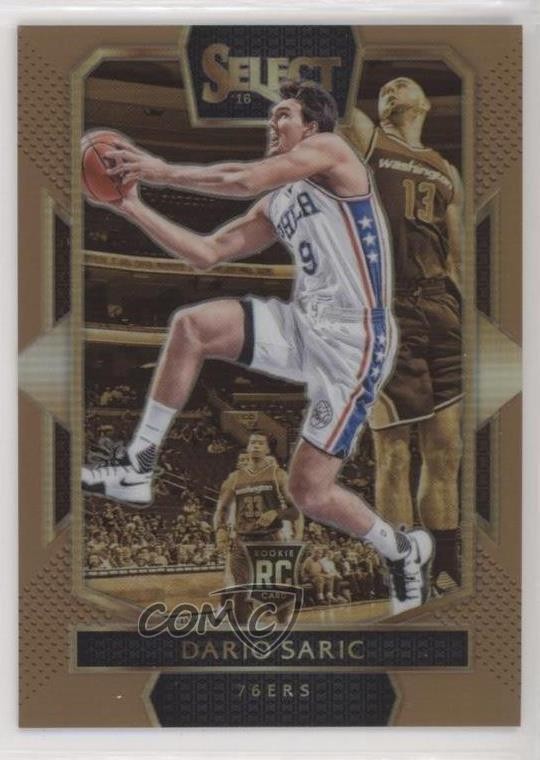 2016-17 Panini Select Courtside Copper Prizm 5/49 Dario Saric #232 s7f