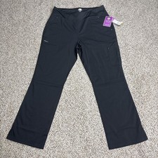 Healing Hands Scrub Pants 9133 L Black Tori Cargo 5 Pocket Stretch NEW