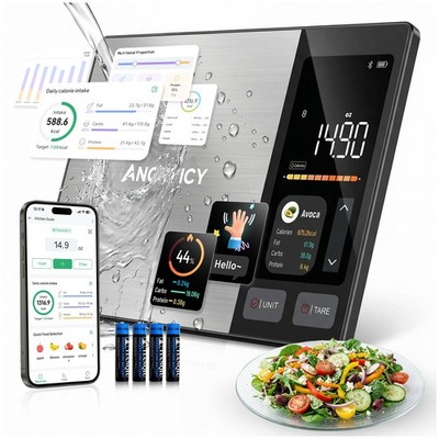 Smart Food Scale with Nutritional Calculator, Free APP with 24 Nutrients Trac...