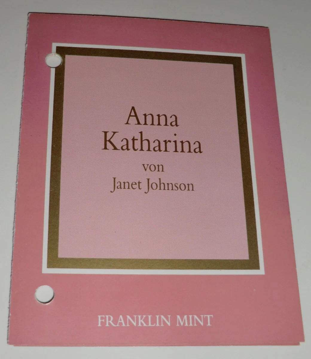Porzellanpuppe "Anna Katharina" Franklin Mint Janet Johnson