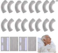 20PCS Oxygen Tubing Users Ear Cushions Soft Ear Pads Prevent Ear Soreness Gray