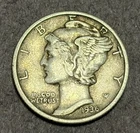 1936-P Mercury Dime 90% Silver XF