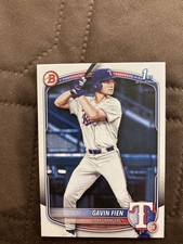 2025 Bowman Draft Gavin Fien 1st Bowman 5-Card Lot #BD-15 Rangers