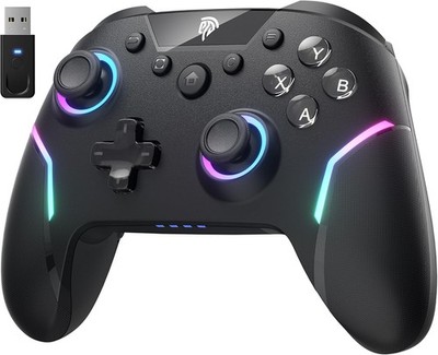 EasySMX X20 Wireless Controller PC RGB Bluetooth 2 in 1 Trigger Hall Joystick