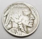 1929 D INDIAN HEAD "BUFFALO" NICKEL AVE CIRCULATED **FREE SHIPPING**