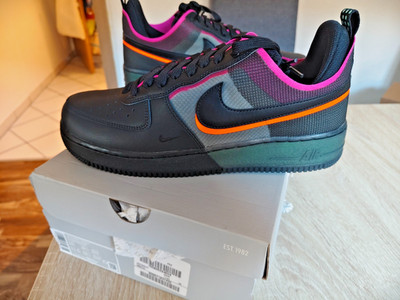 NIKE AIR FORCE 1 LOW REACT BLACK Schuhe Gr. US 10 / EU 44 NEU im Karton Rarität