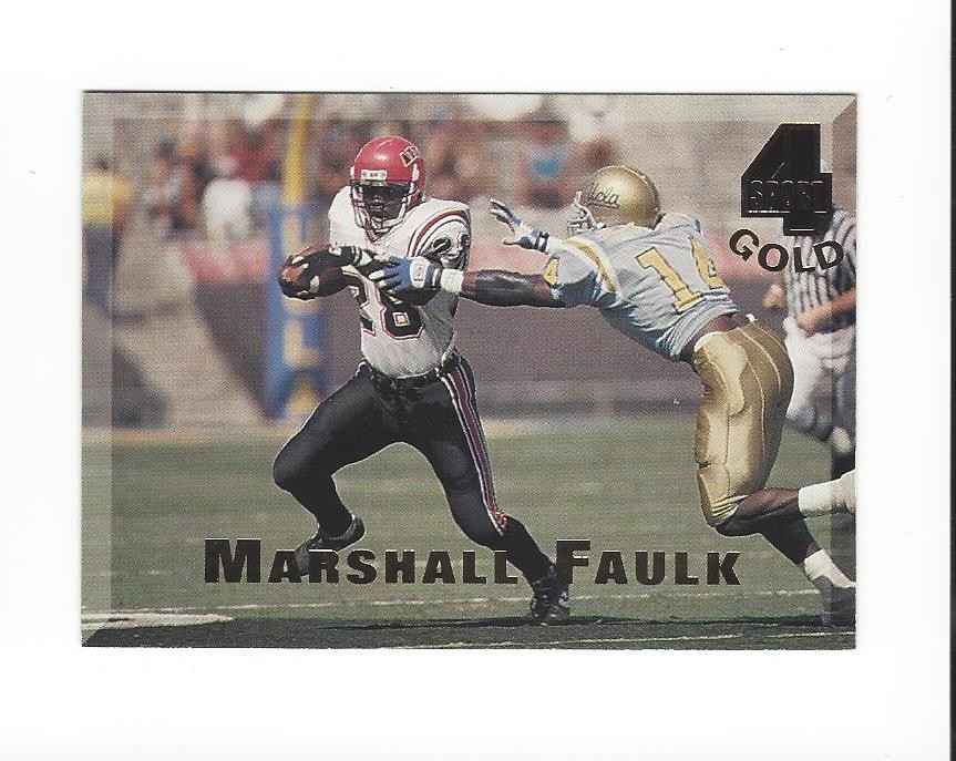 1994 Classic Four Sport Gold #52 Marshall Faulk Rookie Colts Rams