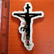 The Jesus Christ Cross STICKER Decal