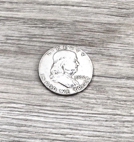 1962-D Franklin Half Dollar 50¢ – Denver Mint – VF/XF – 90% Silver