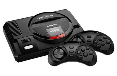 AtGames Sega Genesis Flashback 85 Built-in Games Console in Excellent Condition