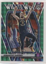 2020-21 Panini Mosaic Will to Win Green Mosaic Prizm Domantas Sabonis #19 0c2