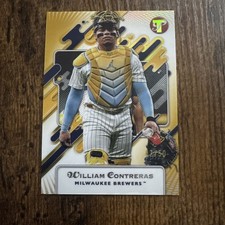 2025 Topps Pristine - William Contreras #134 Gold Refractor /50