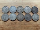 US Morgan Silver Dollar - Lot of 10 coins - circulated WEN2