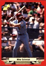 Mike Schmidt 1988 Classic Red #167 Phillies FREE SHIPPING AutographDen
