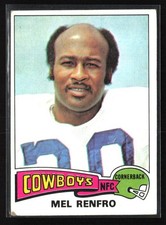 1975 Topps - Mel Renfro #428 HOF