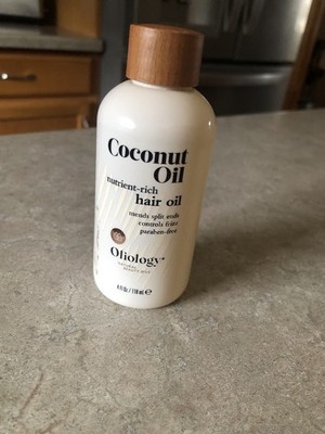 Oliology Coconut Oil Nutrient Rich Hair Oil 4 fl oz NEW no inner seal