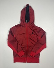 Jordan Hoodie Youth Small Therma-Fit Full Zip Jacket Boys 8-10 Basketball