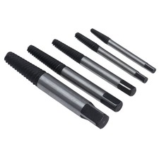 ⁺Bolt Extractor Set Carbon Steel Heat Treatment High Durability Accurate Thread