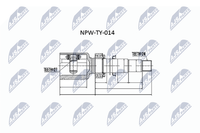 NTY NPW-TY-014 Gelenksatz, Antriebswelle Vorne Rechts FüR Lexus Toyota